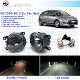 Citroen C4 HB 2004-2010 Beyaz Led Xenon Sis Farı Seti