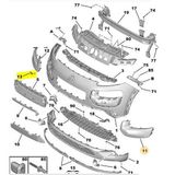 Citroen C4 Ön Tampon Çeki Kapak (2014-2017) 1.2 Vtı, 1.6 Hdı 1611373280
