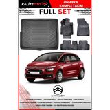 Citroen C4 Picasso 5 Koltuklu 2015 Model 4d Bagaj ve Pro Serisi Havuzlu Paspas Takımı - Siyah