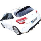 Citroen C4 Uyumlu (2011 - 2016) Arka Tampon Eki - Difüzör (Plastik)