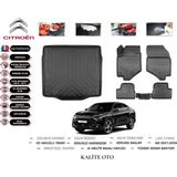 Citroen C4X 2023 Model 3D Bagaj Havuzu+4d Havuzlu Paspas Seti - Siyah