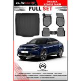 Citroen C4X Ince Stepne 2024 Model 4d Bagaj ve Pro Serisi Havuzlu Paspas Takımı - Siyah