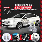 Citroen C5 2008-2015 Uzun Far Uyumlu Şimşek Etkili Led Xenon Performance Series H1