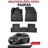 Citroen C5 Aircross 2017 Model Araca Özel Havuzlu Paspas Takım - Siyah