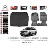 Citroen C5 Aircross 2020 Model 3D Bagaj Havuzu+4d Havuzlu Paspas Seti - Siyah