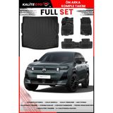 Citroen C5 Aircross Elektrikli 2026 ve Sonrası Alt Bagaj Havuzu+Araca Özel Havuzlu Paspas Yeni Kasa - Siyah
