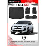 Citroen C5 Aircross Ev 2026 Model 4d Alt Bagaj ve Pro Serisi Havuzlu Paspas Takımı - Siyah