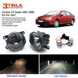 Citroen C5 Sedan 2001-2006 Beyaz Led Xenon Sis Farı Seti