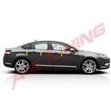 Citroen C5 Tk 2008 Üzeri Paslanmaz Çelik 6 Parça Krom Cam Çıtası