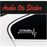 Citroen Kalp Atışı Ritim Oto Sticker (2 Adet