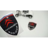 Citroen Logo Kelebek Cam Çamurluk Yanı Damla Silikon Amblem