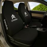 Citroen Logolu Siyah Penye Ön Arka Oto Koltuk Kılıfı Seti Araç Servis Koruyucu