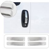 Citroen Nemo Uyumlu 2007-2016 Krom Kapı Kolu 4 Kapı Paslanmaz Çelik
