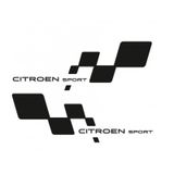 Citroen Sport Yan Kapı için Çamurluk Sticker 2 Adet Sağ Sol