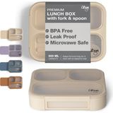Citron Çatal Kaşıklı Bento Beslenme Kutusu Seti - 1061015 - Standart
