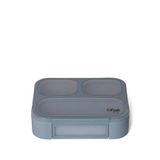 Citron Dusty Blue Bento Mavi Çelik Çatal Ve Kaşıklı Beslenme Kutusu Seti