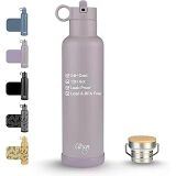 Citron Yalıtımlı Paslanmaz Çelik Su Şişesi, 750 Ml, Bpa Kurşun Içermez, Sızdırmaz Pipet/Şişe Kapağı, Sıvıları 24 Saat Soğuk 12 Saat Sıcak Tutar – 718,9 G