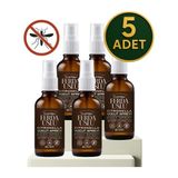 Citronella Koruyucu Vücut Spreyi 5'li Set- Okaliptus + Çay Ağacı + Nane 50 ml
