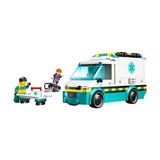 City Acil Yardım Ambulansı 60451 - Model Araç Seven 5 Yaş Üzeri Çocuklar Için Yaratıcı Oyuncak Yapım Seti, Doğum Günü Hediyesi (184 Parça) - Option-1