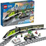 City Express Yolcu Treni Seti, Uzaktan Kumandalı Oyuncak, Parlaklığı Ayarlanabilen Farlar, 2 Vag