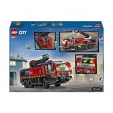 City Havaalanı Itfaiye Kamyonu 60499 – 7 Yaş ve Üzeri Çocuklar Için 4 Itfaiyeci Minifigürü ile Koltuklu Ayrıntılı Kokpit Içeren Yaratıcı Oyuncak Araba Yapım Seti, Hediye Fikri (691 Parça) - Option-1