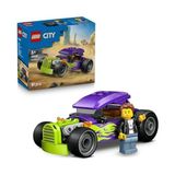 City Hot Rod 60485 – 5 Yaş ve Üzeri Erkek ve Kız Çocuklar Için Sürücü Minifigürü ve Ayrıntılı Yarış Arabası Özellikleri Içeren Yaratıcı Oyuncak Araba Yapım Seti, Hediye Fikri (81 Parça)