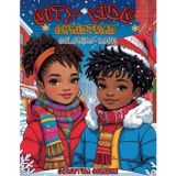 City Kids Christmas Coloring Book: Urban Children Celebrating the Holidays with Winter Fashion and Festive Fun