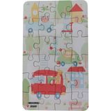 City Of Animals - Hayvanların Şehri / Small Puzzle 3-7 Yaş 24 Parça