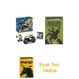 City Polis Motosikleti Takibi 60455-4 Y + Dünyanın Merkezine Yolculuk + Siyah İnci Hediye