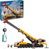 City Sarı Mobil Inşaat Vinci 60409-9 Yaş ve Üzeri Çocuklar Yaratıcı Oyuncak Yapım Seti