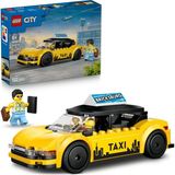 City Sarı Taksi 60487 | 5 Yaş ve Üzeri Çocuklar Için Turist ve Taksi Şoförü Minifigürleri Içeren Oyuncak Yapım Seti, Hediye Fikri (122 Parça) - Çok Renkli