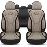 City Serisi Volvo V60 2010-2018 ile Uyumlu Koltuk Kılıfı, Kahverengi