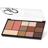 City Style Face & Eye Palette No: 01 Warm Nude - Allık, Bronzer, Aydınlatıcı ve 9'lu Far Paleti - Genel