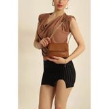 Citycenterfashion Zincir Askılı Omuz Çantası, Standart, Cty-Lbn-7065, Taba, Kadın