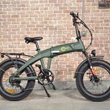 Citycoco Fatbike 250 W Haki Yeşil Katlanır Elektrikli Bisiklet