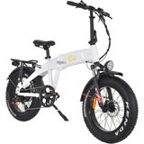 Citycoco Foldable Mini Şehir Bisikleti 16 inç Jant 7 Vites Katlanabilir Tasarım - Beyaz