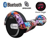 Citymate CS-600 Kasa Butterfly Grafity 6.5 Bluetooth Hoparlörlü Elektrikli Kaykay Hoverboard ve Çanta