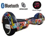Citymate CS-600 Kasa Turuncu Grafity 6.5 Bluetooth Hoparlörlü Elektrikli Kaykay Hoverboard ve Çanta