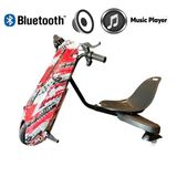 Citymate Drift Car Bluetooth Hoparlörlü Işıklı Kırmızı Elektrikli Kaykay Hoverboard