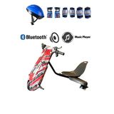 Citymate Drift Car Bluetoothlu Kırmızı Elektrikli Kaykay Hoverboard - Kask Dizlik Hediyeli