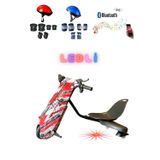 Citymate Drift Car Elektrikli Kaykay Bluetooth Dirift Kar Hoverboard Scooter Koruma Ekipmanı Hediye D17