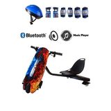 Citymate Drift Car Elektrikli Kaykay Hoverboard Bluetoothlu Işıklı Desen27 - Kask Ve Dizlik