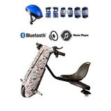 Citymate Drift Car Elektrikli Kaykay Hoverboard Bluetoothlu Işıklı Desen29 - Kask Ve Dizlik