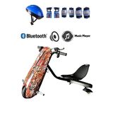 Citymate Drift Car Elektrikli Kaykay Hoverboard Bluetoothlu Işıklı Desen30 - Kask Ve Dizlik