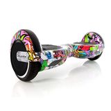 Citymate Elektrikli Kaykay 6.5" Yaprak Grafity Desenli Akıllı Hoverboard ve Çanta