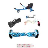 Citymate Elektrikli Kaykay Akıllı Denge Hoverboard + Hoverkart + Çanta Full Ledli Extrem Paket D03