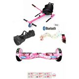 Citymate Elektrikli Kaykay Akıllı Denge Hoverboard + Hoverkart + Çanta Full Ledli Extrem Paket D05
