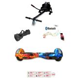 Citymate Elektrikli Kaykay Akıllı Denge Hoverboard + Hoverkart + Çanta Full Ledli Extrem Paket D10