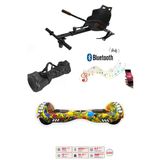 Citymate Elektrikli Kaykay Akıllı Denge Hoverboard + Hoverkart + Çanta Full Ledli Extrem Paket D21