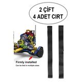 Citymate Elektrikli Kaykay Aksesuarı Hoverkart Cırt Tüm Modeller İle Uyumlu Cırt 2 Çift 4 Adet